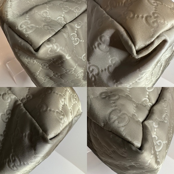 Gucci GG Monogram Satchel Tote Bag - Nylon w/ Leather Accents - Picture 10 of 17